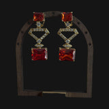 Beautiful brand inspired necklace with CZ stones