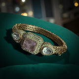 Intricate filigree design with Doublet and kundan bracelet