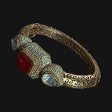 Intricate filigree design with Doublet and kundan bracelet