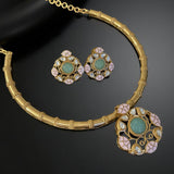 Brand inspired Meena pendant on hasli