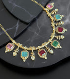 Stunning multi colored Doublet stones Hasli