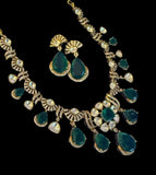 Delicate kundan set with CZ stone