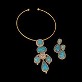 Big statement Doublet pendant on Hasli