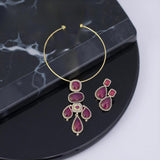 Big statement Doublet pendant on Hasli