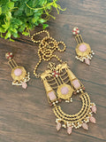 Amrapali inspired GS pendant set with matching earirngs