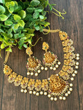 Stunning Godess Lakshmi set with peacocks