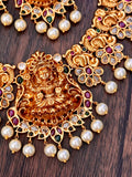Stunning Godess Lakshmi set with peacocks