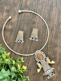 Dual tone GS hasli with pendant