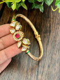 Delicate Bikaneri Kundan kada bracelet