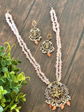 Beads necklace with Lord Ganesh pendant