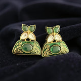 Beautiful delicate Meenakari kundan necklace