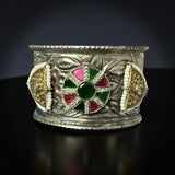 Dual tone kada with Jadau accent