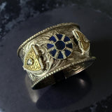 Dual tone kada with Jadau accent