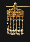 Light weight copper earrings with Pearl danglers