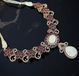 Beautiful flower motif with MOP accent