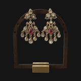 Stunning set in mango design with mossanaite stones