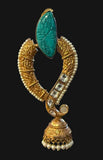 Stunning Turquoise Mango Jhumka