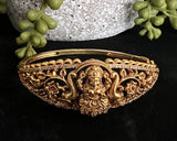 Dainty temple bracelet with Goddess Lakshmi