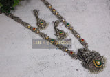 German silver long haar with pachi accents