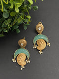 Stunning Amrapali inspired copper tone necklace with mango design