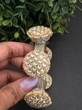 Stunning pacheli kada with meenakari accent