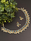 Delicate Pachi danglings on pearl mala