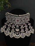 Stunning victorian finished GS choker with CZ accents