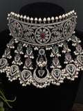 Stunning victorian finished GS choker with CZ accents