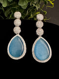 Stunning CZ earrings with big stones