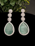 Stunning CZ earrings with big stones