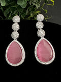 Stunning CZ earrings with big stones