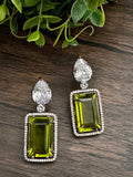 Rectangular medium length Doublet earrings