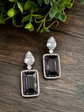 Rectangular medium length Doublet earrings