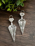 Triangular big Doublet earrings