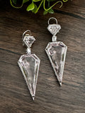 Triangular big Doublet earrings