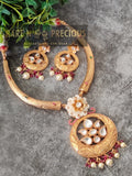 Golden hasli with ivory carving