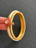 Faux Ivory Shakha openable kada
