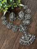 Stunning carved Das Avataram necklace set