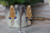 Matt gold polished with natural stone hanging