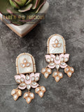 MOP and enamel meena earrings