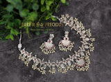Beautifully carved silver Guttapasullu set short